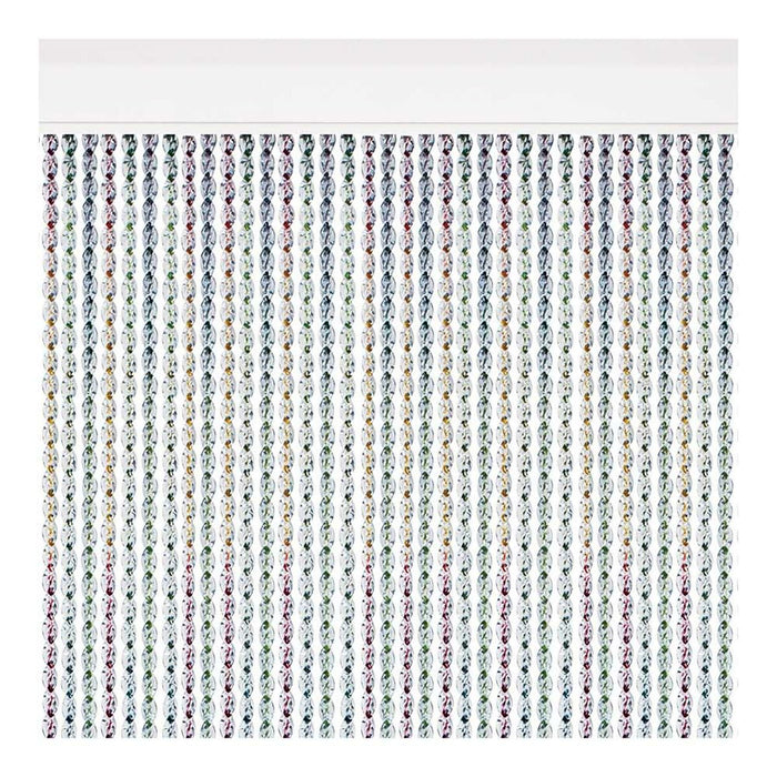 Perdea/draperie Acudam Cantabria Uși Multicolor Exterior Argintiu PVC Aluminiu 90 x 210 cm