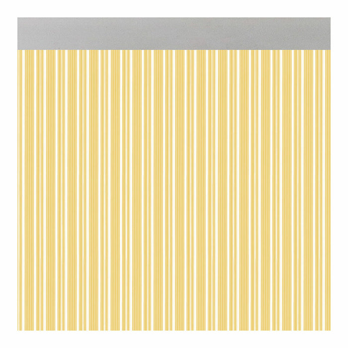 Perdea/draperie Acudam Ferrara Uși Galben Transparent Exterior PVC Aluminiu 90 x 210 cm
