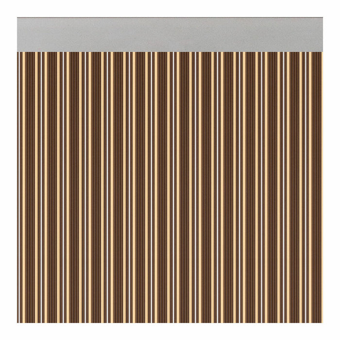 Perdea/draperie Acudam Ferrara Uși Maro Fildeș Opac Exterior PVC Aluminiu 90 x 210 cm