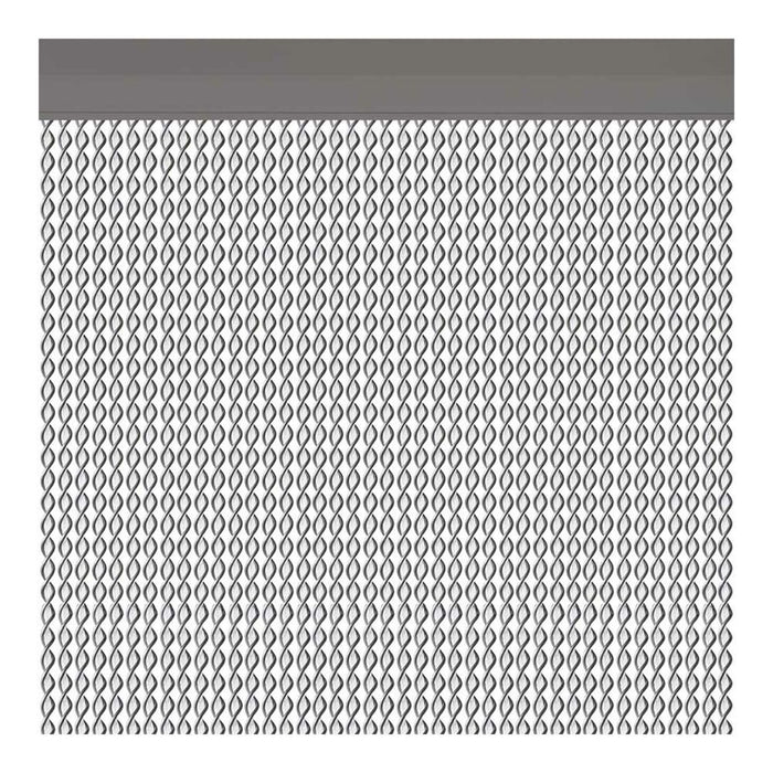 Perdea/draperie Acudam Cadaques Uși Argintiu Exterior PVC Aluminiu 90 x 210 cm