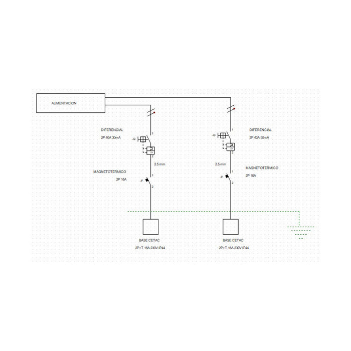 Comutator diferențial industrial Solera 1311a-i85