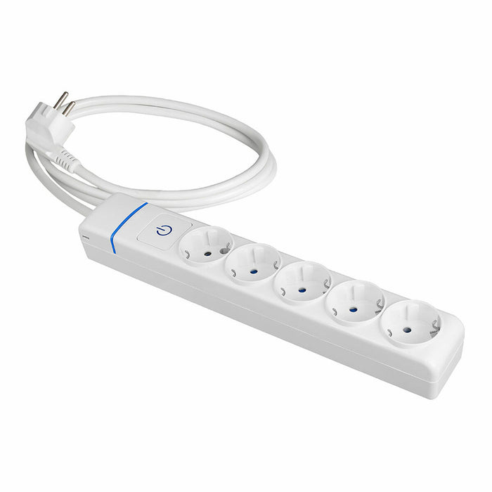 Placă de circuit Prize 5 Puncte de Conectare cu Întrerupător Solera 8015pil 250 V 16 A (1,5 m)