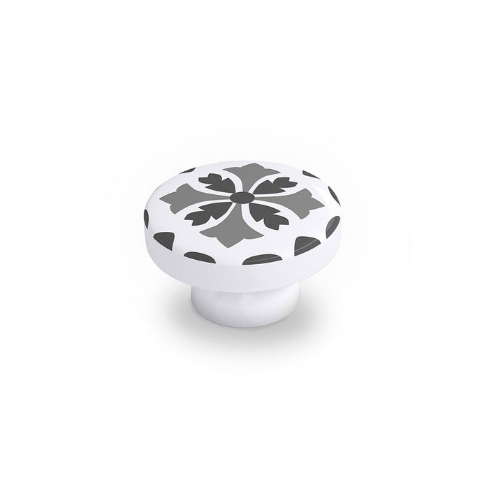 Clanță Rei Rotund Gri lemn de fag 4 Piese (Ø 4 x 2,2 cm)