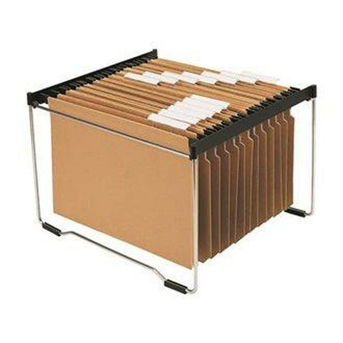 Suport pentru dosare suspendate Elba Argintiu Negru Fier 25,5 x 37 x 35 cm