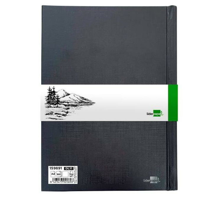 Bloc de schițe Liderpapel DL11 Negru 100 Frunze