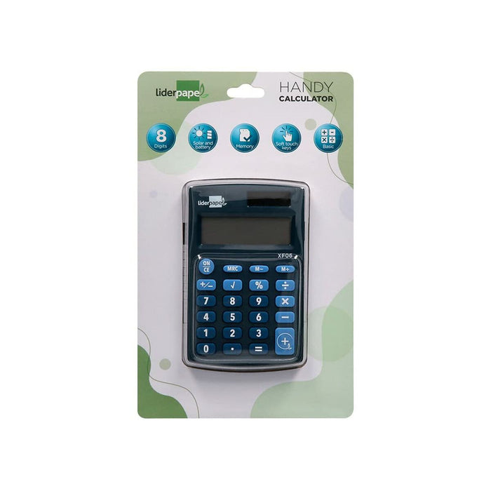 Calculator Liderpapel XF06 Albastru