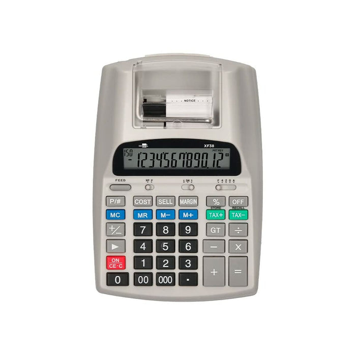 Calculator de imprimare Liderpapel XF38 Alb