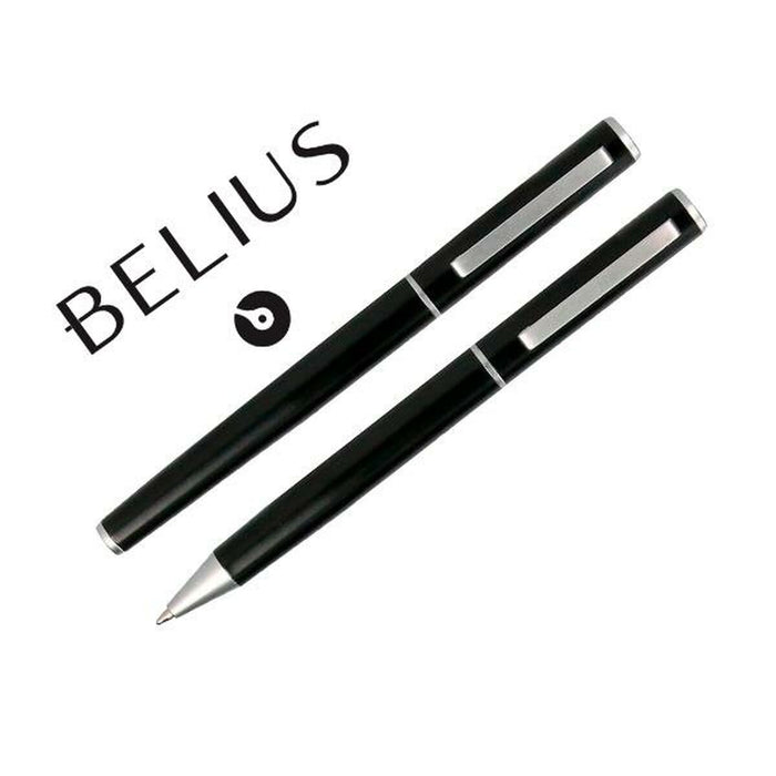Stilou Roller Belius BB187 Albastru 1 mm (2 Unități)