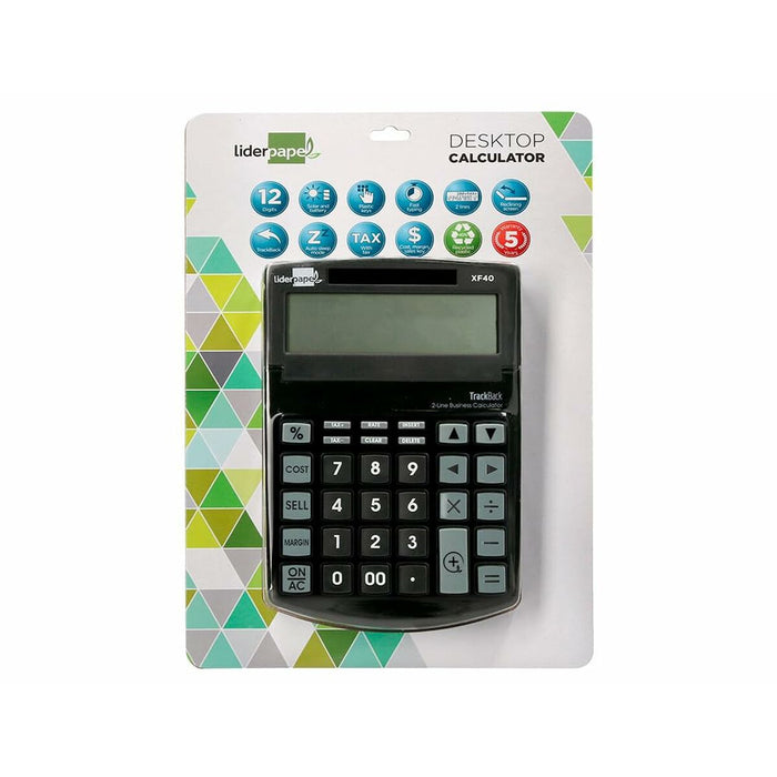 Calculator Liderpapel XF40 Negru