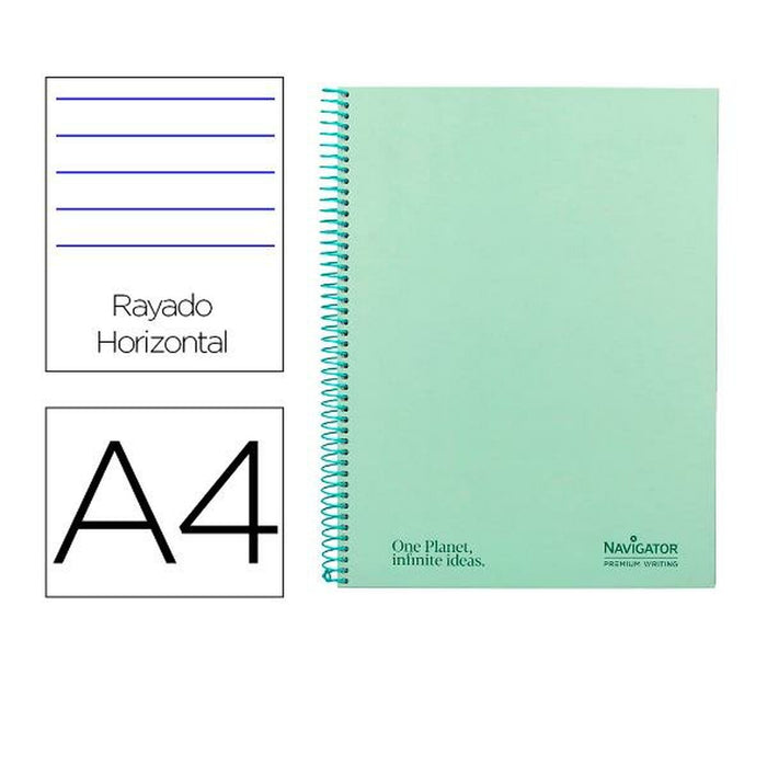 Notebook Navigator NA21 Verde A4 80 Frunze