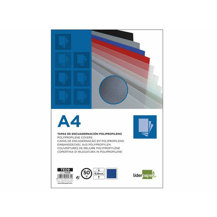 Set de capace Liderpapel TE09 Plastic Multicolor (50 Unități)