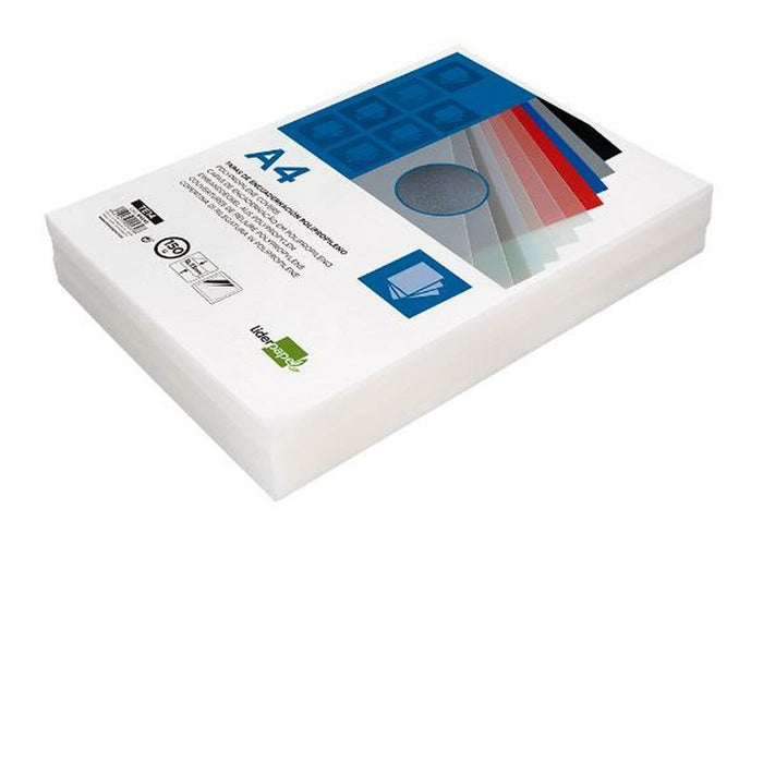 Set de capace Liderpapel TE14 Plastic Transparent A4 (50 Unități)