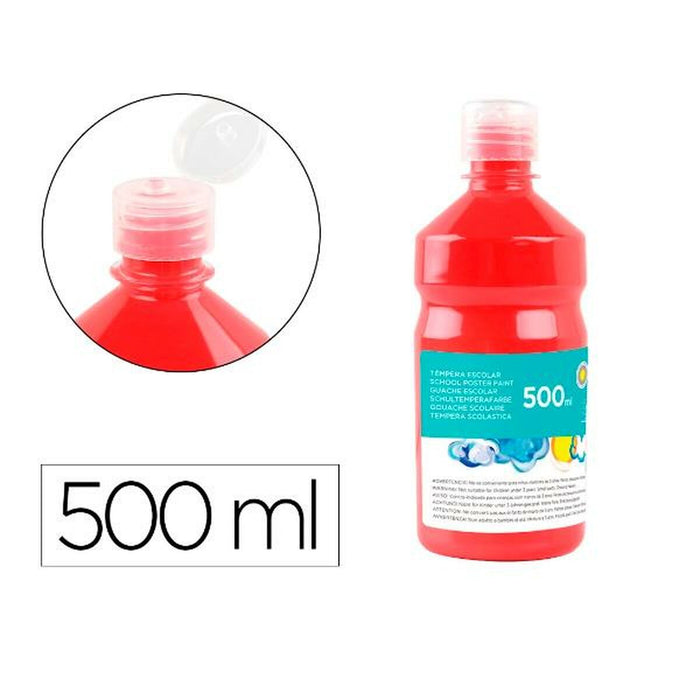 Tempera Liderpapel TP06 Roșu 500 ml