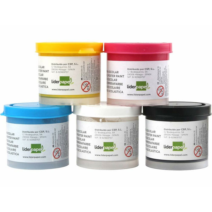 Tempera Liderpapel TP55 Multicolor 40 ml (5 Piese)