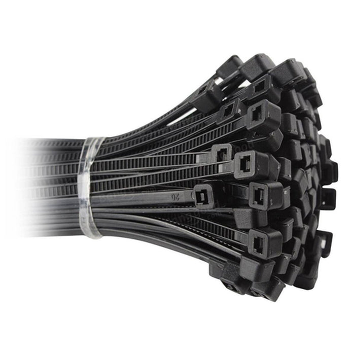 Bride pentru cabluri Norma Group 100 Unități Negru 45 x 430 mm Poliamidă