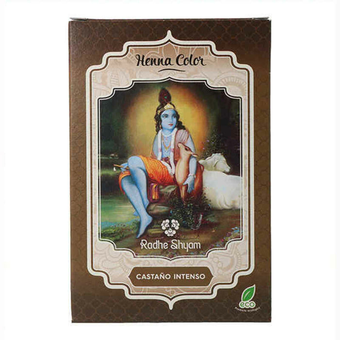 Pusiau laikinas dažas Henna Radhe Shyam 001320018 Castaniu (100 g)
