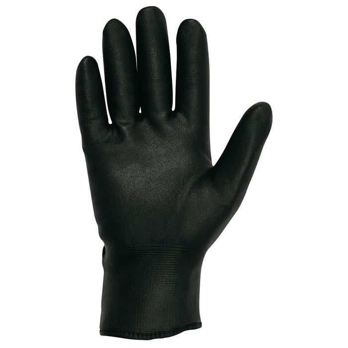 Mănuși de Lucru JUBA Căptușeală Material Polar Nitril Rece Negru
