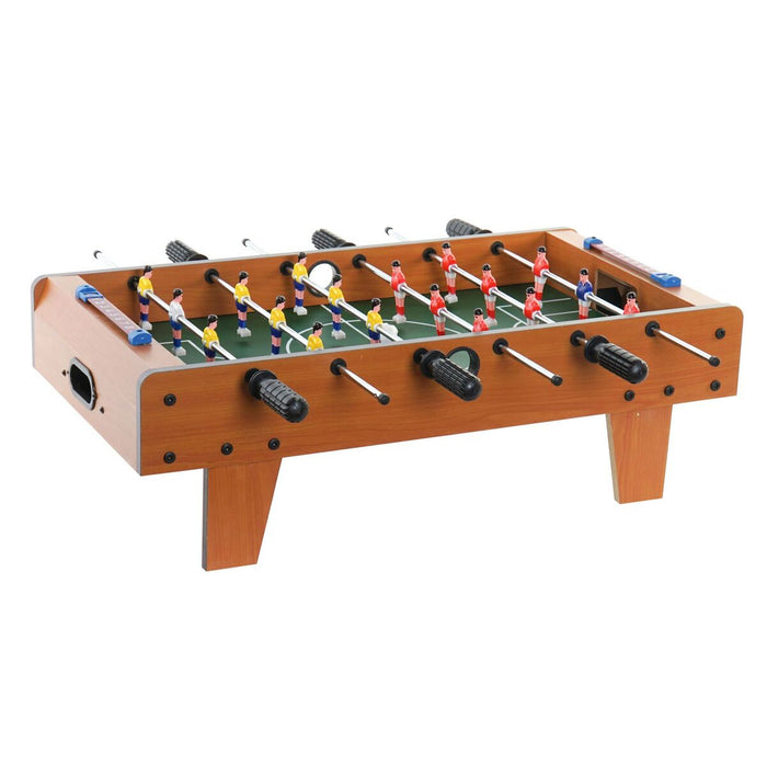 Masă de Fotbal DKD Home Decor Picioare 69 x 37 x 24 cm Natural Metal Lemn polipropilenă