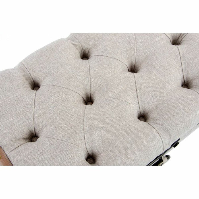 Banchetă DKD Home Decor   Maro Negru Bej Lemn Lemn MDF 82 x 42 x 43 cm