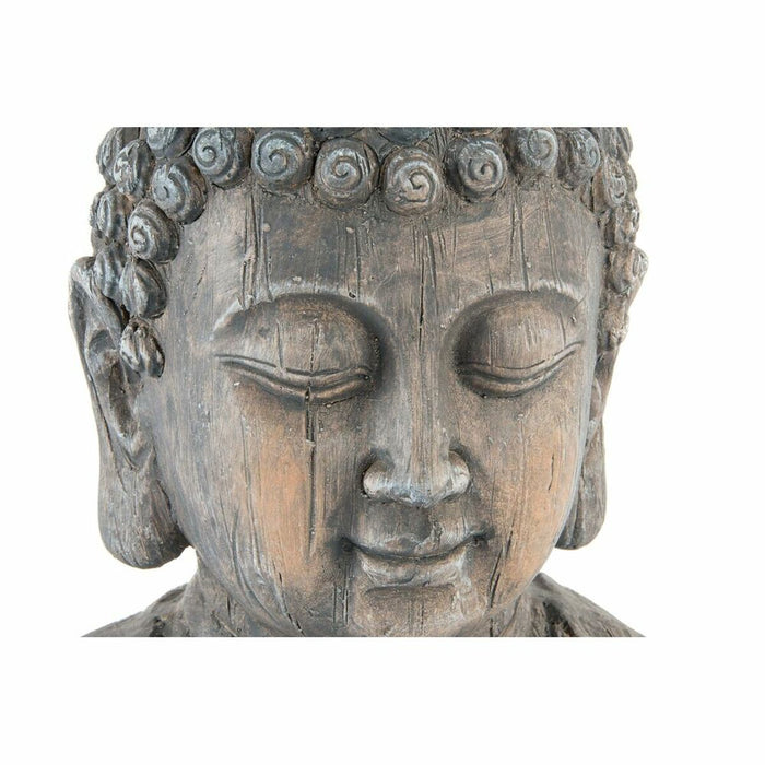 Figură Decorativă DKD Home Decor Fibră de Sticlă Gri Buda Piatră Sticlă (28 x 20 x 50 cm)