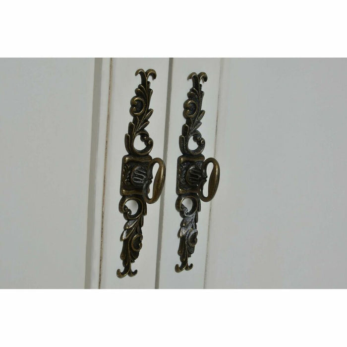 Stand Prezentare DKD Home Decor Geam Lemn Alb (88 x 40 x 200 cm)