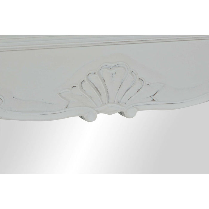Oglindă de perete DKD Home Decor Alb Lemn Natural 105 x 64 x 4,5 cm