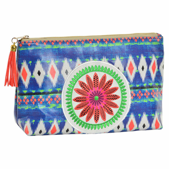 Trusă DKD Home Decor Albastru Portocaliu African 28 x 8 x 20 cm
