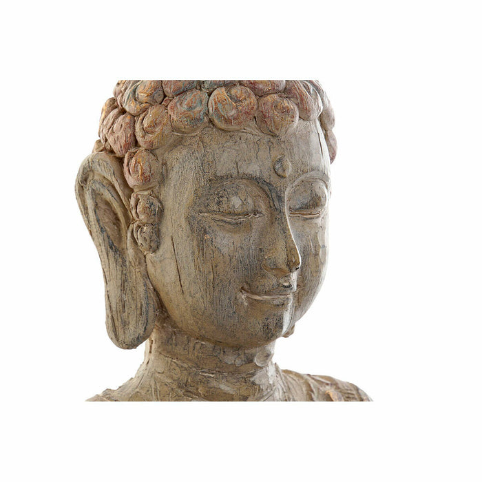 Figură Decorativă DKD Home Decor Gri Buda Rășină (27,5 x 20 x 51,5 cm)