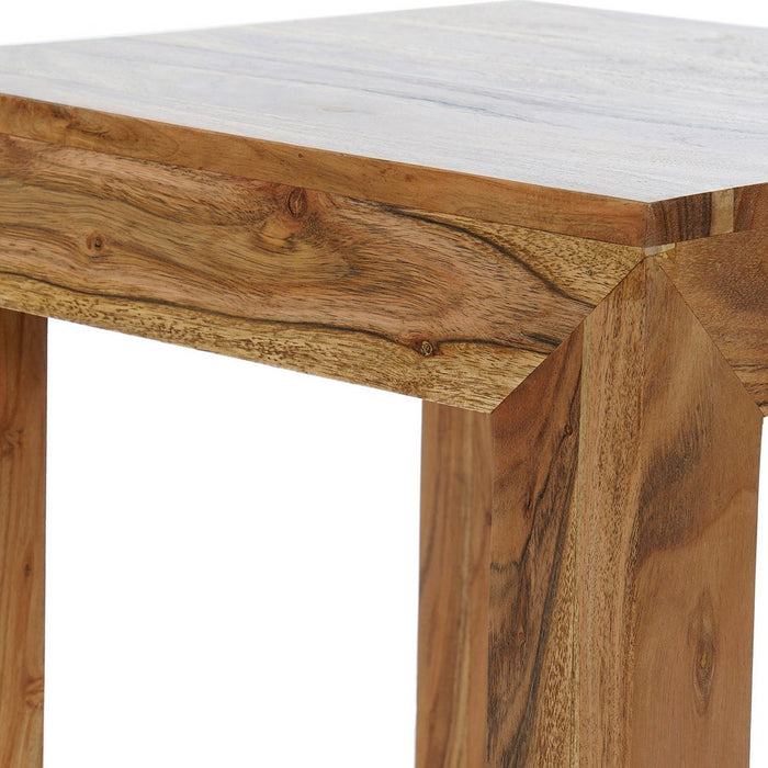 Masa laterală DKD Home Decor Salcâm 45 x 45 x 40 cm