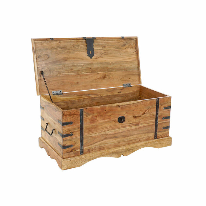 Cufăr DKD Home Decor Natural Colonial Salcâm 90 x 40 x 40 cm
