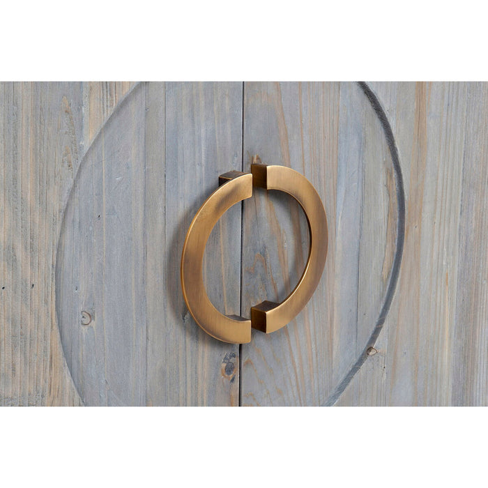 Servantă DKD Home Decor Auriu* Metal Maro Plop (150 x 50 x 80 cm)