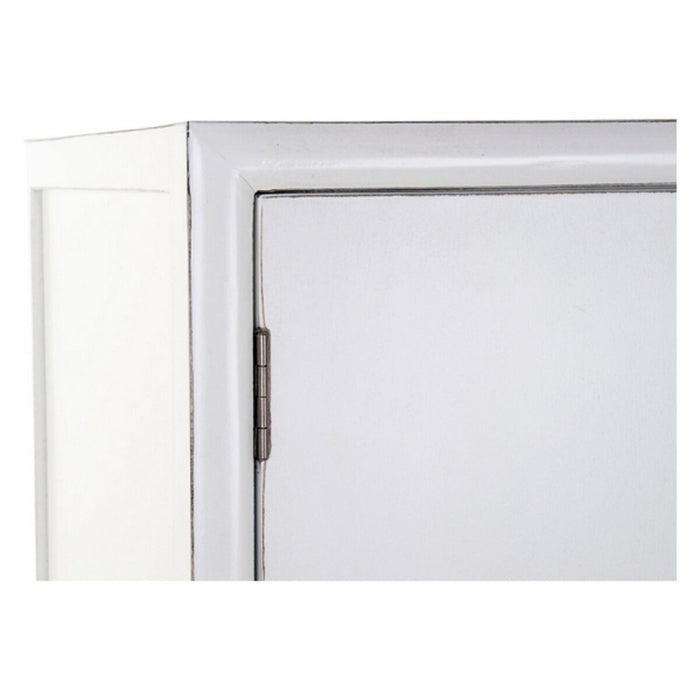 Dulap DKD Home Decor Alb Auriu* Metal Plop 120 x 50 x 175 cm