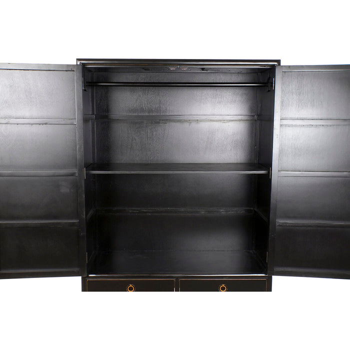 Dulap DKD Home Decor Negru Auriu* 120 x 50 x 175 cm