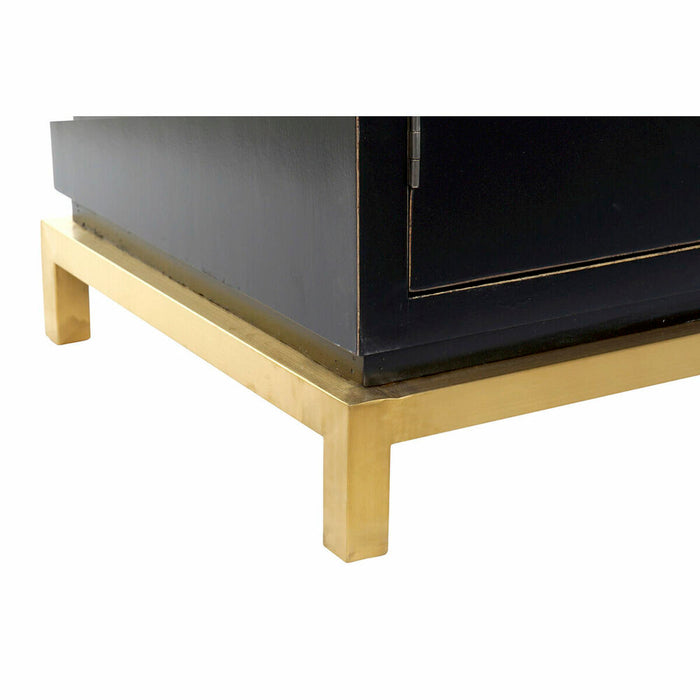 Servantă DKD Home Decor   Negru Auriu* Metal Plop 150 x 50 x 80 cm