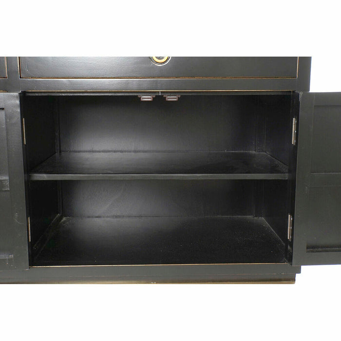 Servantă DKD Home Decor   Negru Auriu* Metal Plop 150 x 50 x 80 cm