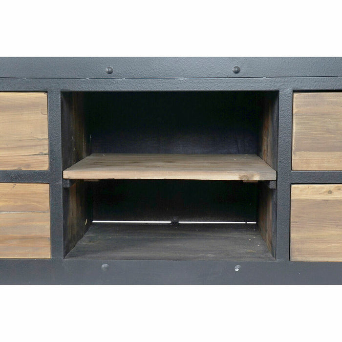 Librărie DKD Home Decor Metal Aluminiu Pin (160 x 45 x 243 cm)
