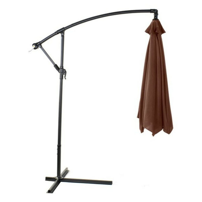 Umbreală de soare DKD Home Decor MB-166676 Maro Multicolor Oțel Metal/Plastic 300 x 300 x 250 cm