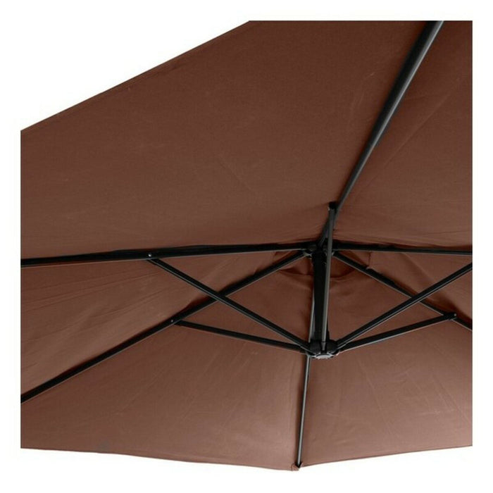 Umbreală de soare DKD Home Decor MB-166676 Maro Multicolor Oțel Metal/Plastic 300 x 300 x 250 cm