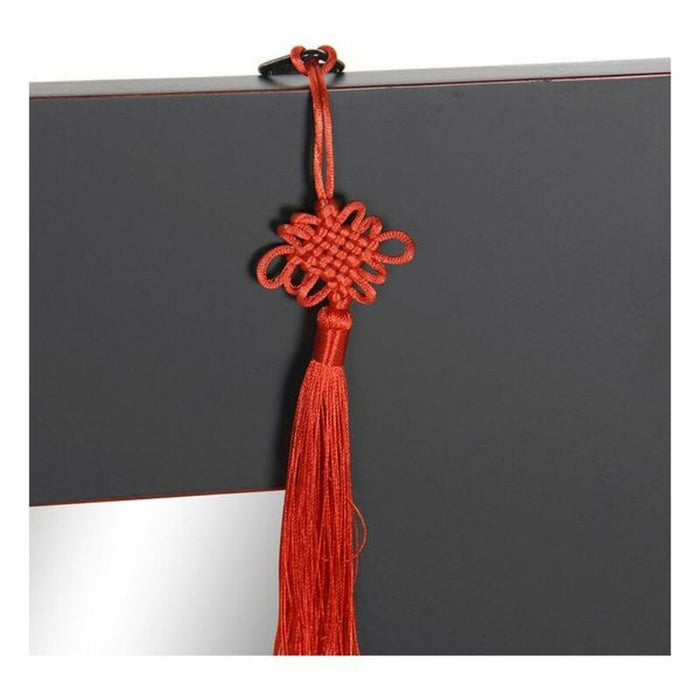 Oglindă de perete DKD Home Decor Oriental Negru Brad (70 x 2 x 90 cm)