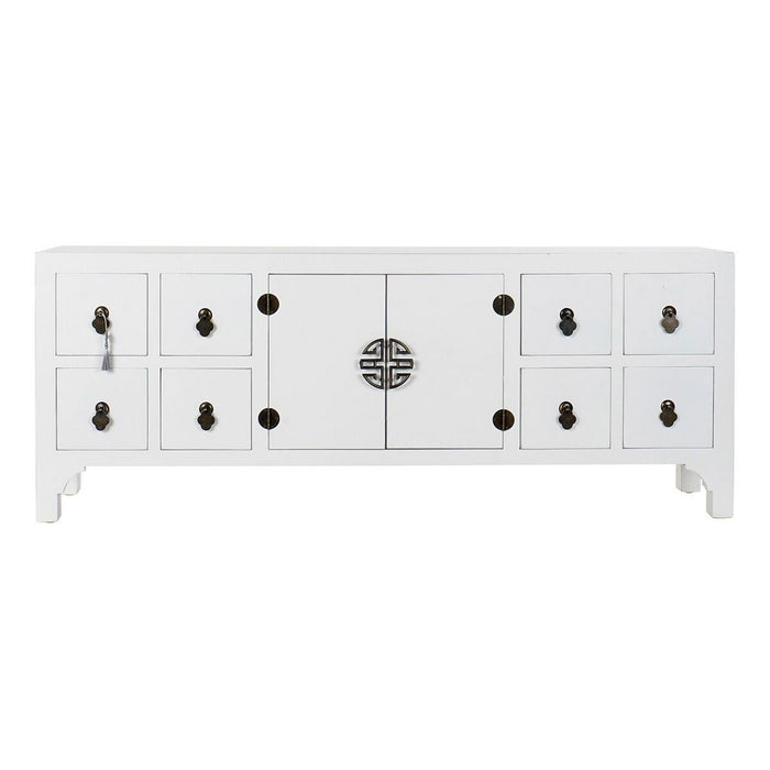 Masă TV cu Sertare DKD Home Decor Brad Lemn MDF (130 x 24 x 51 cm)