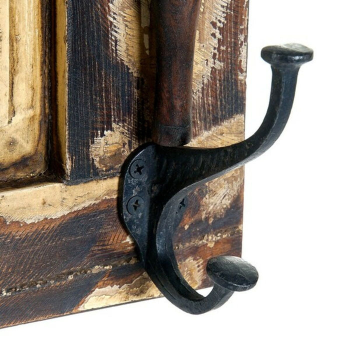 Ceas de Perete DKD Home Decor London Tec (81 x 15 x 37 cm)