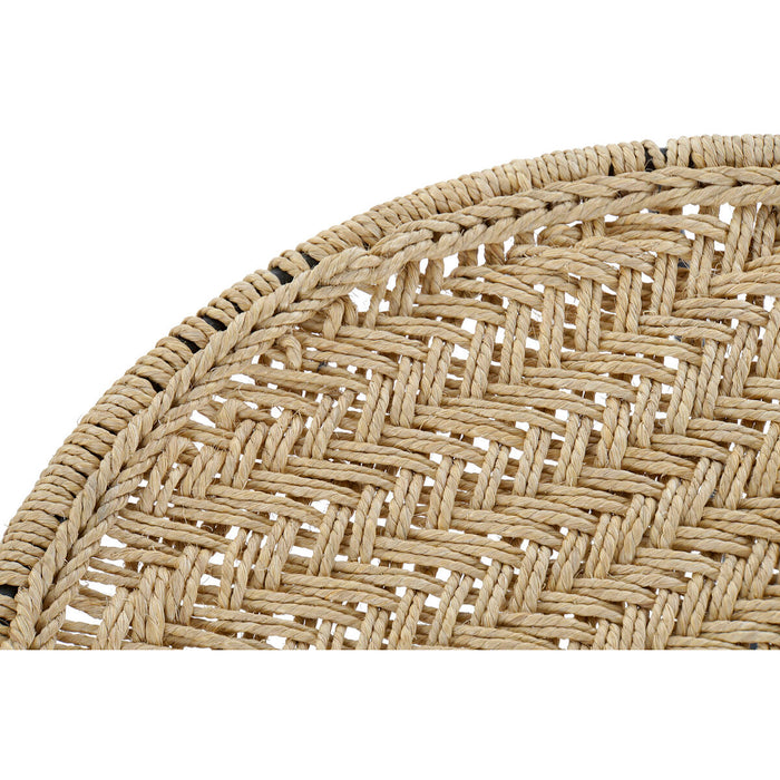 Set de 3 mese DKD Home Decor Maro Negru Natural 62 x 62 x 40 cm 62 x 62 x 40,5 cm