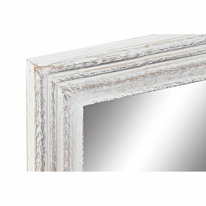 Oglindă de perete DKD Home Decor Geam Alb Lemn MDF (160 x 2.5 x 60 cm)
