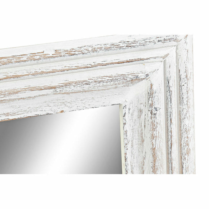 Oglindă de perete DKD Home Decor Geam Alb Lemn MDF (160 x 2.5 x 60 cm)