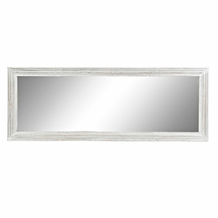 Oglindă de perete DKD Home Decor Geam Alb Lemn MDF (160 x 2.5 x 60 cm)