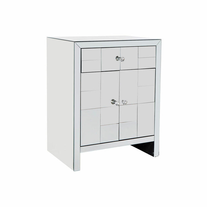 Noptieră DKD Home Decor Oglindă Lemn MDF (59 x 43 x 76 cm)