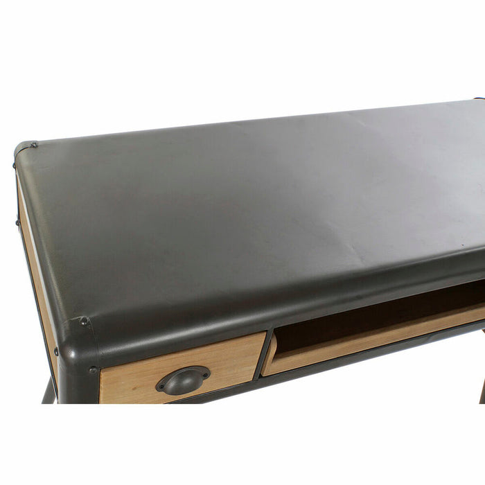 Birou DKD Home Decor 118 x 52 x 84 cm Brad Natural Metal Gri deschis
