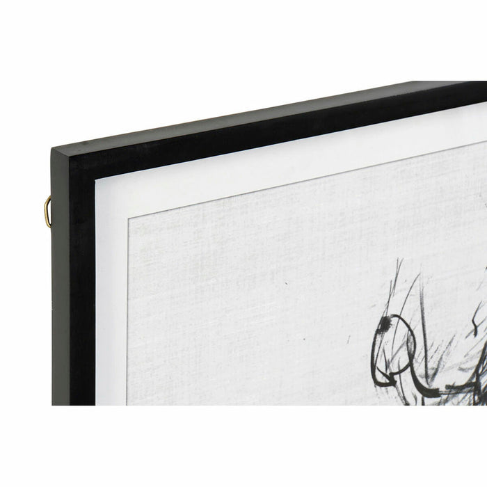 Tablou DKD Home Decor 70 x 2,5 x 90 cm Femeie Modern (2 Unități)