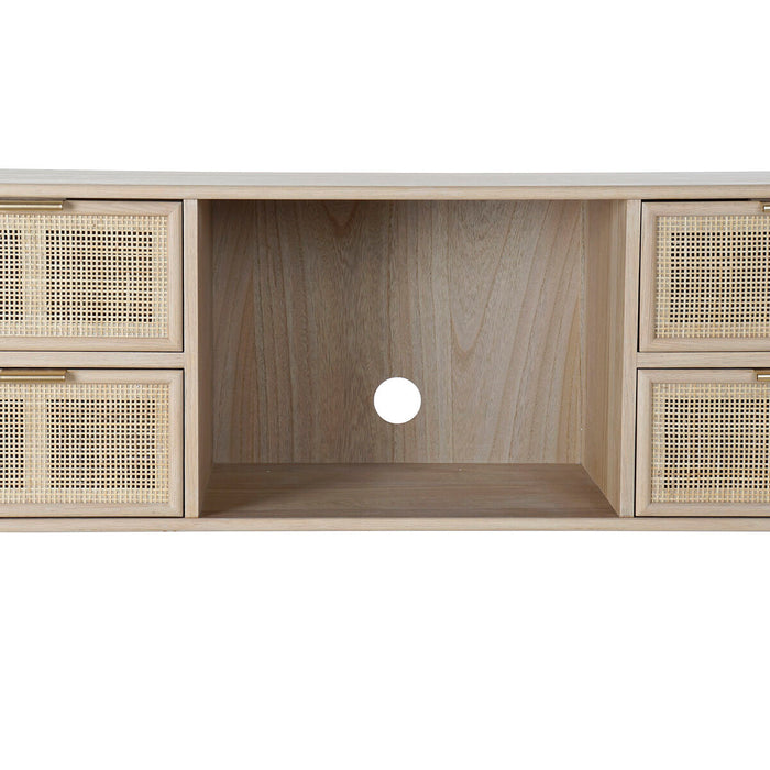 Mobilă TV DKD Home Decor Multicolor Natural Lemn de paulownia Lemn MDF 120 x 42 x 60 cm