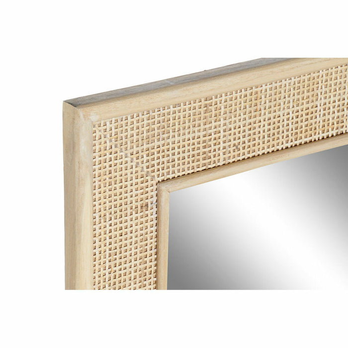 Oglindă de perete DKD Home Decor Multicolor Natural Lemn Vintage Scandi 70,5 x 2,5 x 100,5 cm
